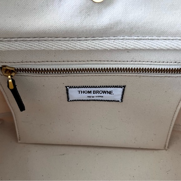 Thom Browne Double Face Canvas Bag - Picture 7 of 10
